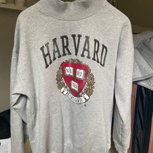 Urban Outfitters Vintage Harvard MockNeck Pullover